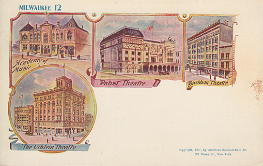 Milwaukee, WI: various theatres